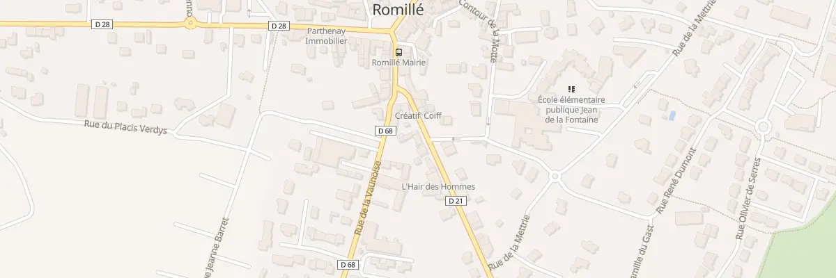 Plan du 4 Rue des Templiers à Romillé