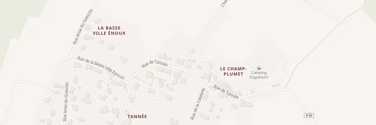 Plan du 5139 Tannee à Saint-Coulomb