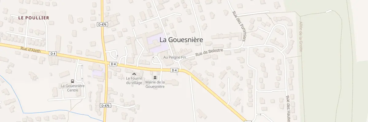 Plan du 20 Rue Raphaël de Folligné à La Gouesnière
