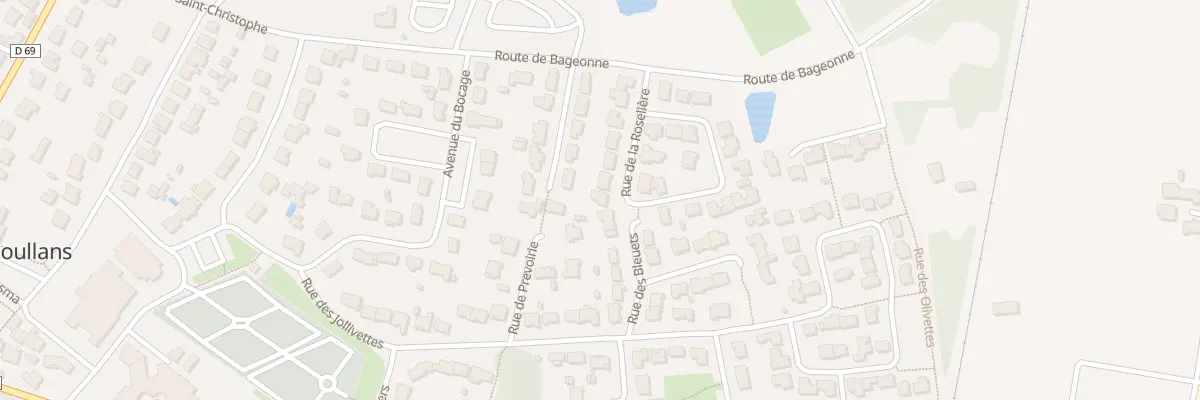 Plan du 14 Rue de la roselière à Soullans