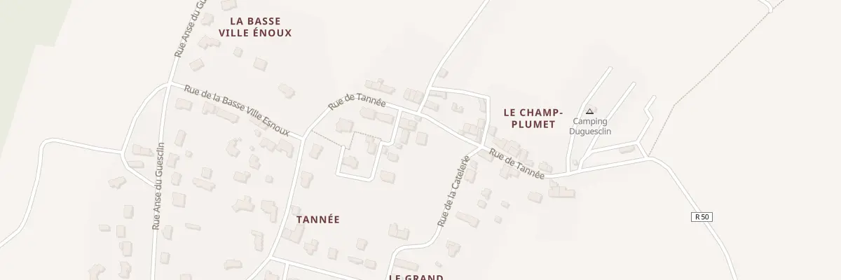 Plan du 12 Rue de Tannee à Saint-Coulomb