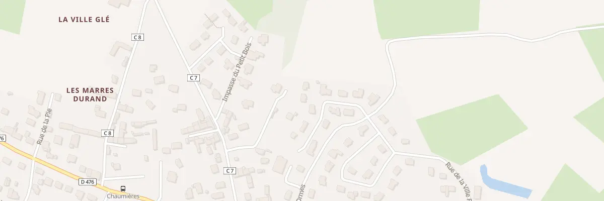 Plan du 20 Rue de la Ville Fouche à La Gouesnière