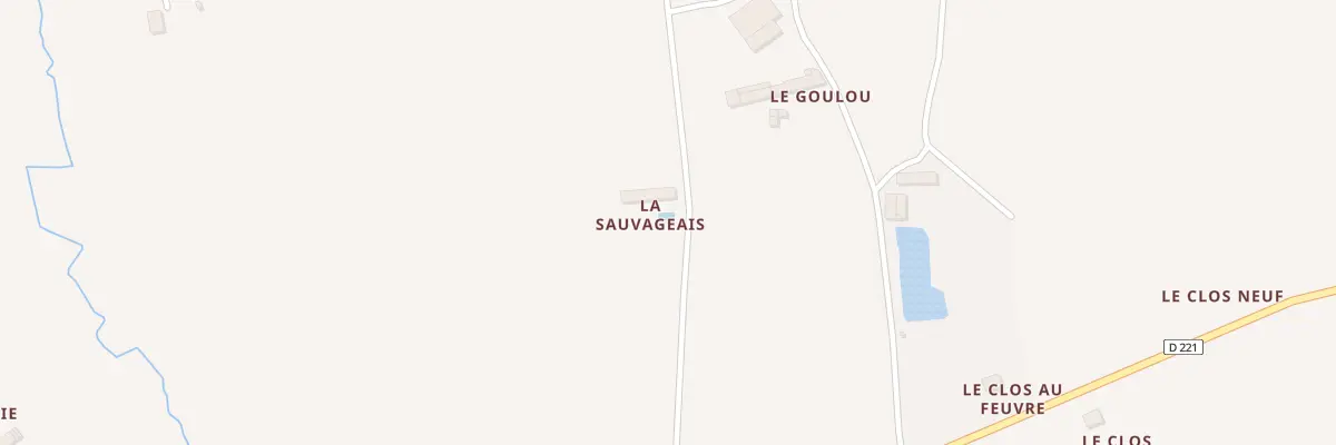 Plan du 28 La Sauvageais à La Chapelle-Chaussée