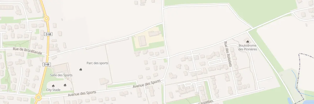 Plan du 3 All du Pressoir à Breteil