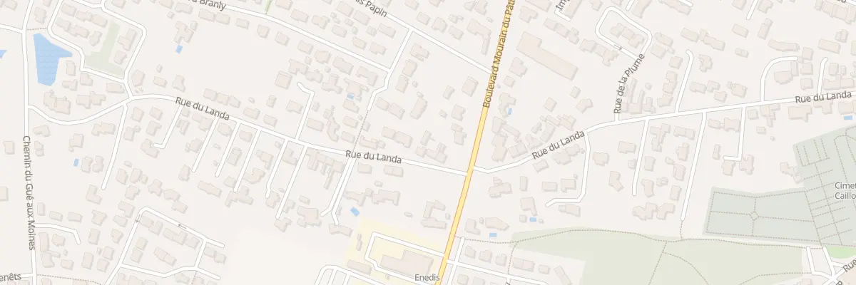 Plan du 52 Rue du landa à Challans