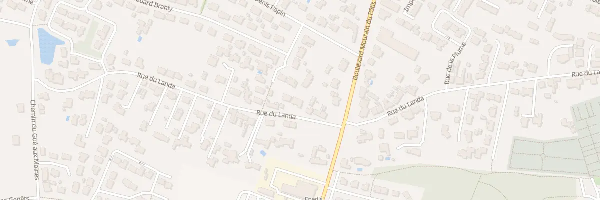 Plan du 56 Rue du landa à Challans