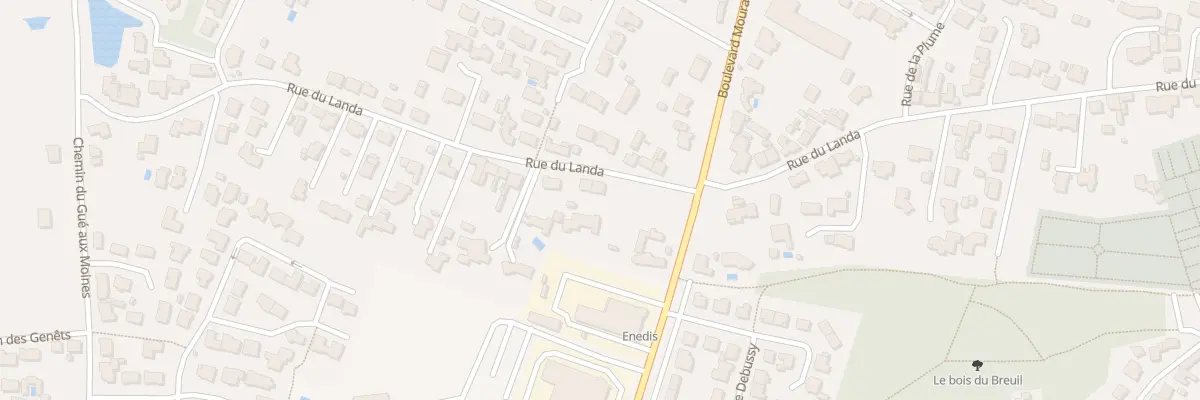 Plan du 55 Rue du landa à Challans