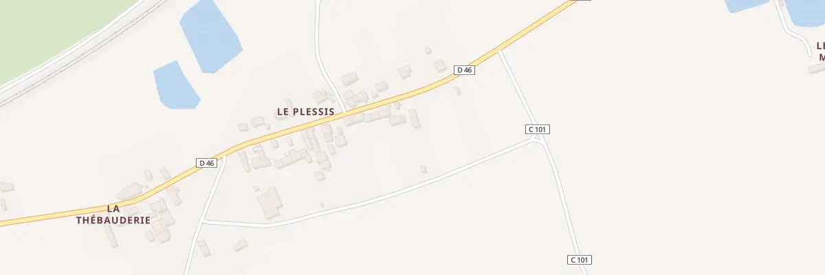 Plan du 40B Le Plessis à Massérac