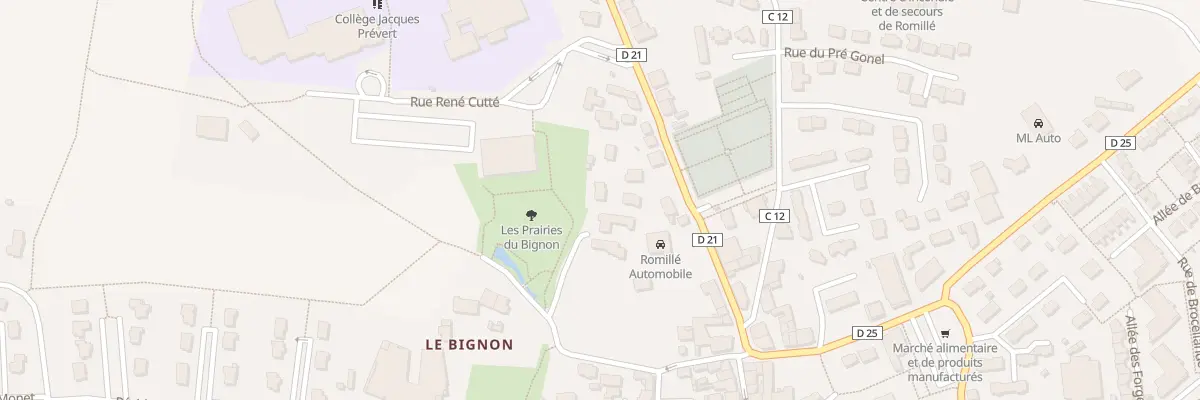 Plan du 7C Rue de la Galerne à Romillé