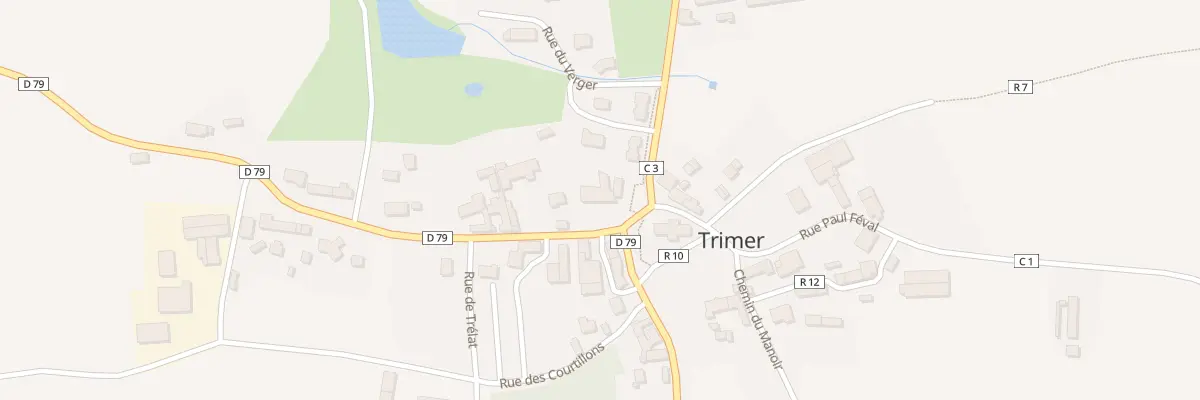 Plan du 5057 Le Bourg à Trimer
