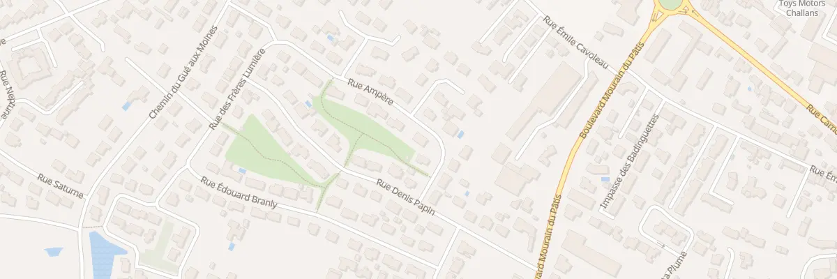 Plan du 5 Rue ampère à Challans
