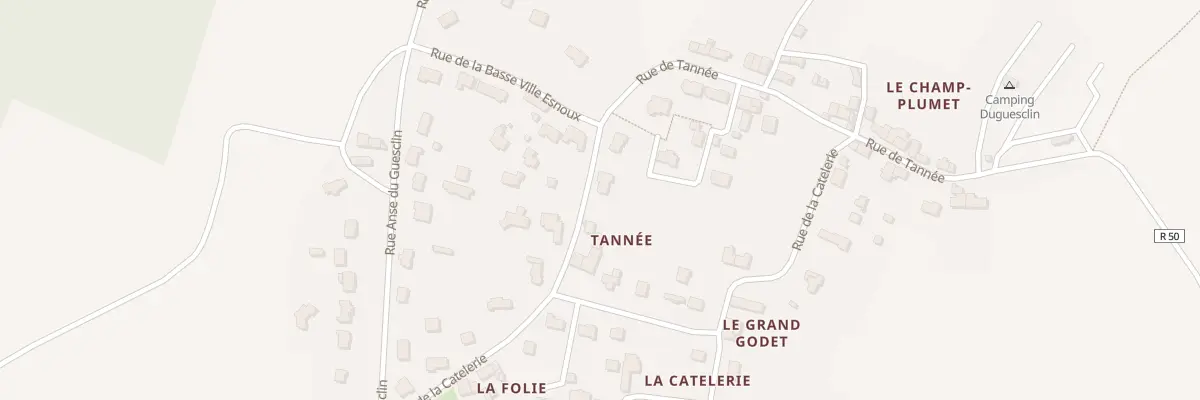 Plan du 18 Rue de Tannee à Saint-Coulomb