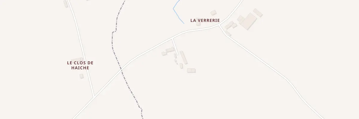 Plan du 5030 La Verrerie à Saint-Domineuc