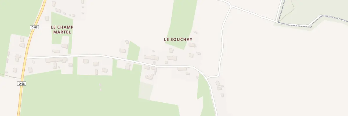 Plan du 5234 Le Souchay à Breteil