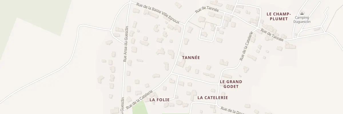 Plan du 29B Rue de Tannee à Saint-Coulomb