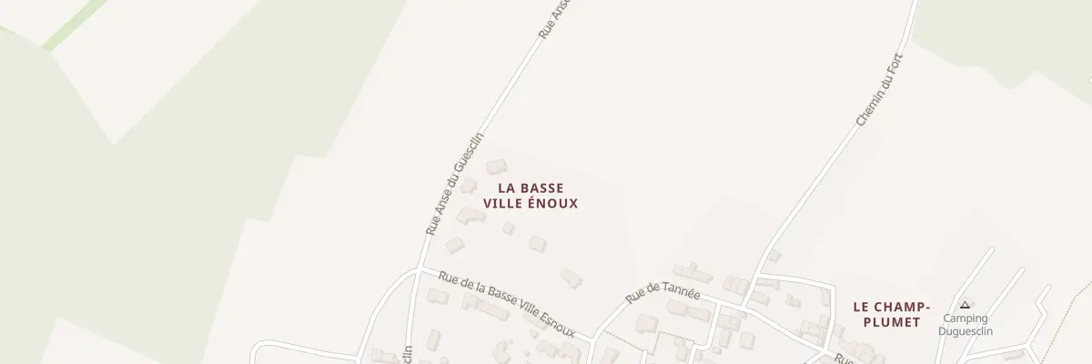 Plan du 29 Rue Anse du Guesclin à Saint-Coulomb