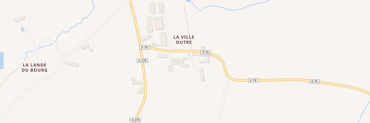 Plan du 5128 La Ville Outre à La Baussaine