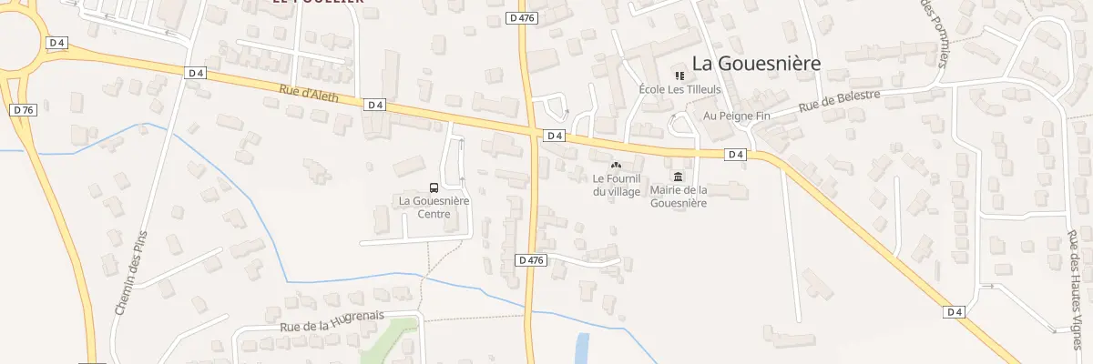 Plan du 1B Rue du Lavoir à La Gouesnière