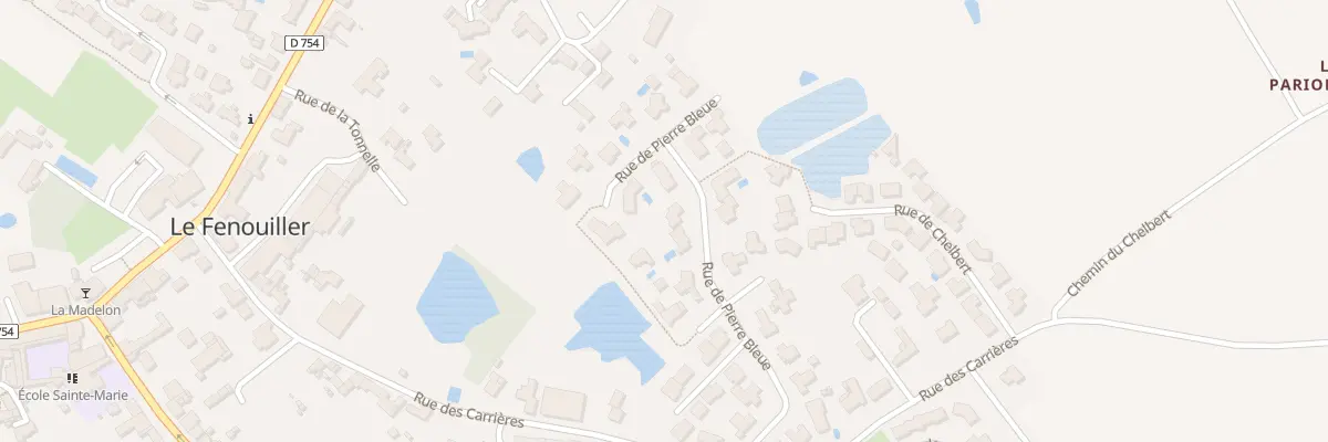 Plan du 17 Rue de la pierre bleue au Fenouiller
