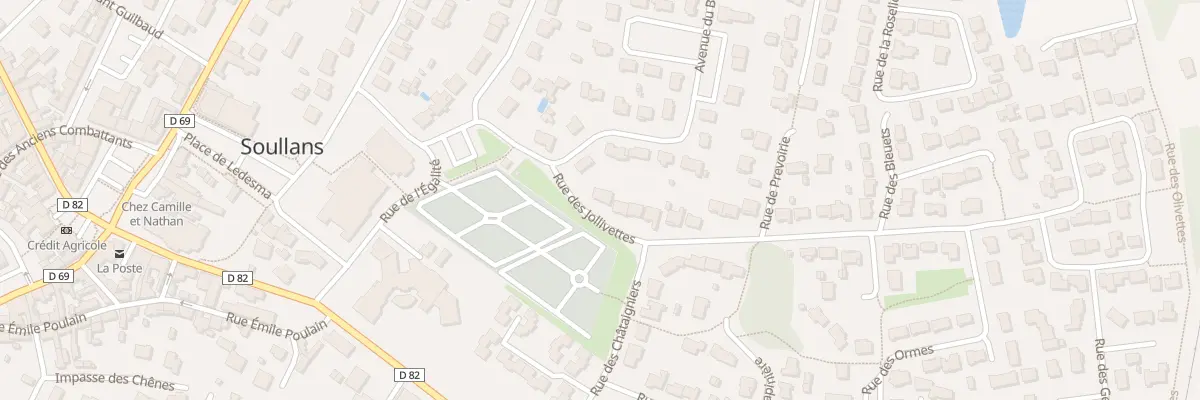 Plan du 1 Rue des jollivettes à Soullans