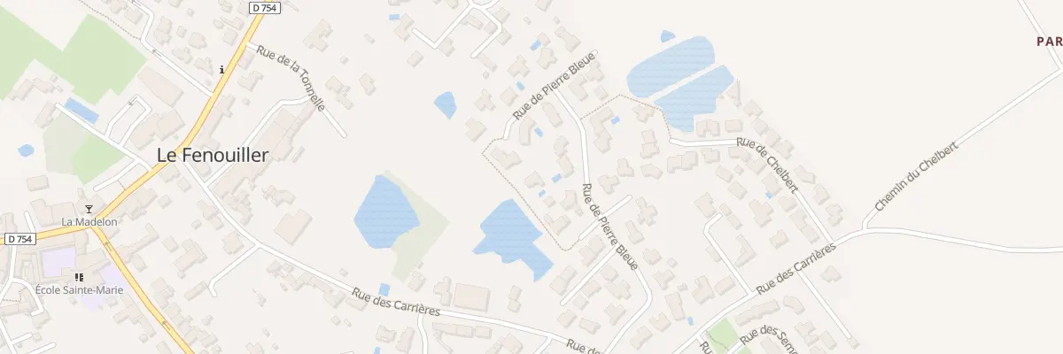 Plan du 23 Rue de la pierre bleue au Fenouiller