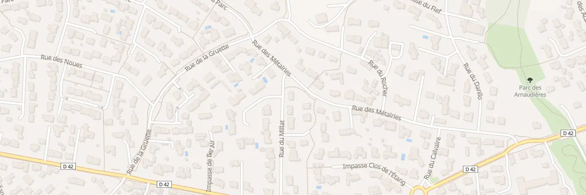 Plan du 10 Rue du Millat à Givrand