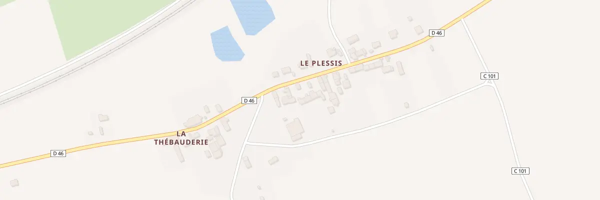 Plan du 12 Le Plessis à Massérac