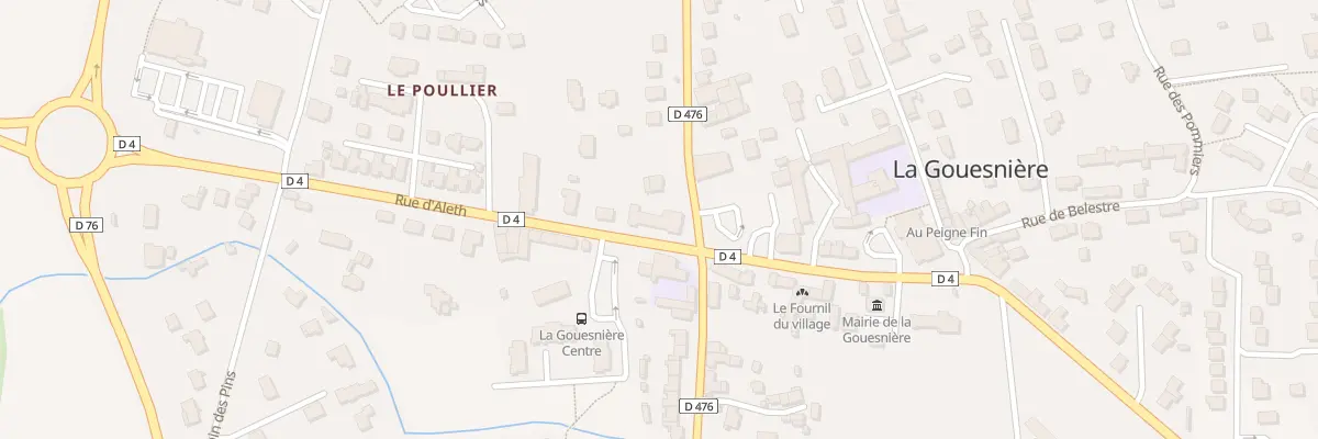 Plan du 2 Rue d’Aleth à La Gouesnière