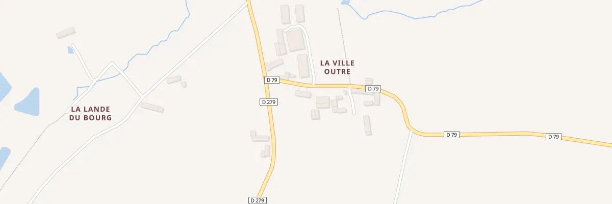 Plan du 2 La Villoutre à La Baussaine