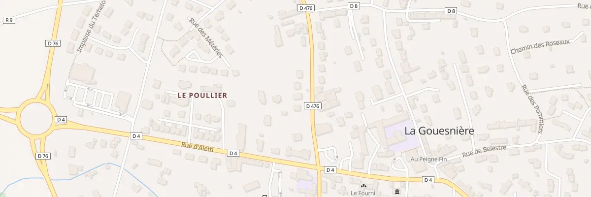 Plan du 7 Rue du Marche à La Gouesnière