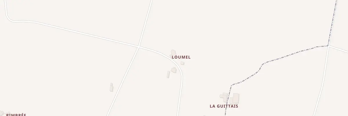 Plan du 1 Loumel à Lieuron