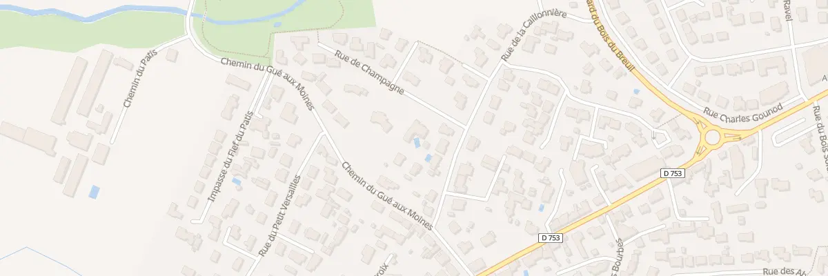 Plan du 3 Rue de champagne à Challans