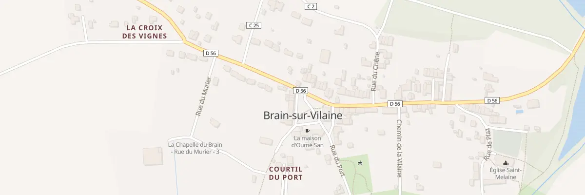 Plan du 6128 Pl des Ormeaux à La Chapelle-de-Brain