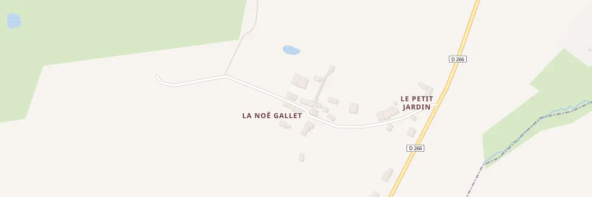 Plan du 8 La Noe Gallet à Vue