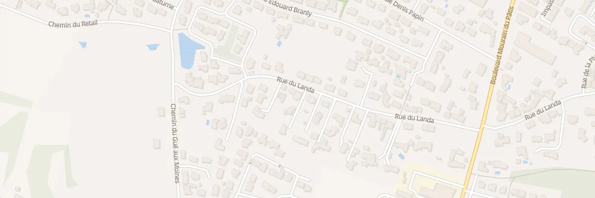 Plan du 75 Rue du landa à Challans