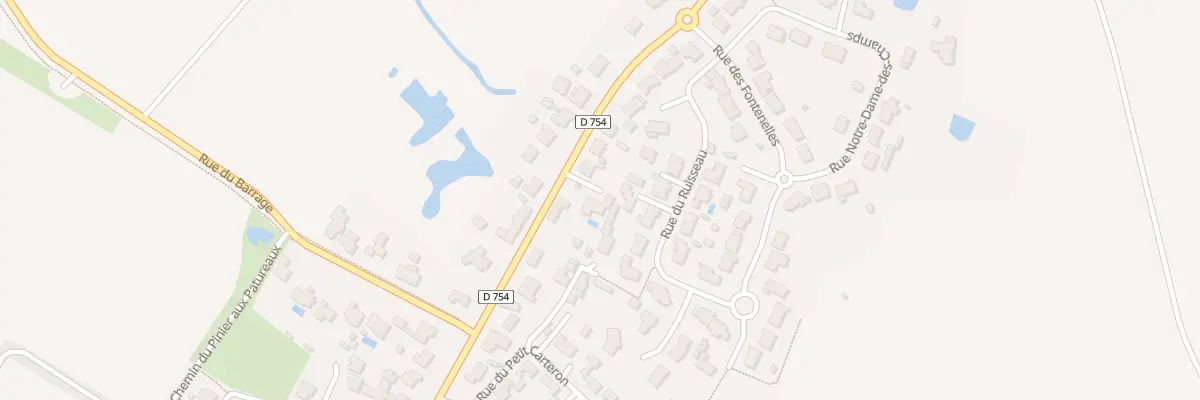 Plan du 94B Rue du centre au Fenouiller