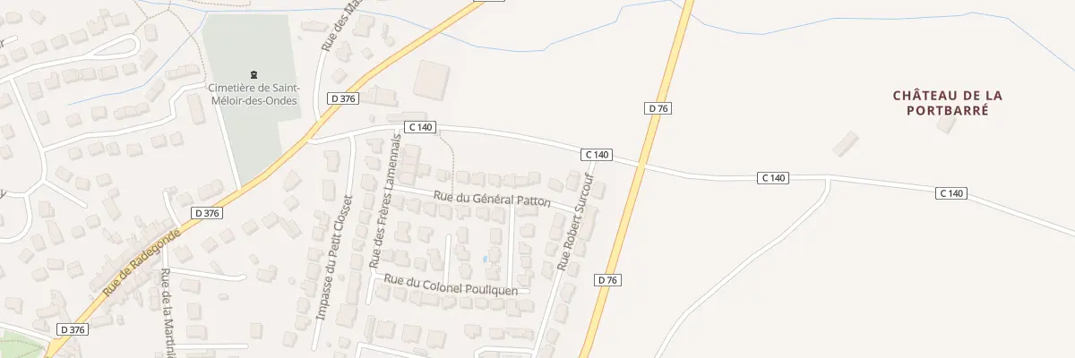 Plan du 15 Rue du Général Patton à Saint-Méloir-des-Ondes