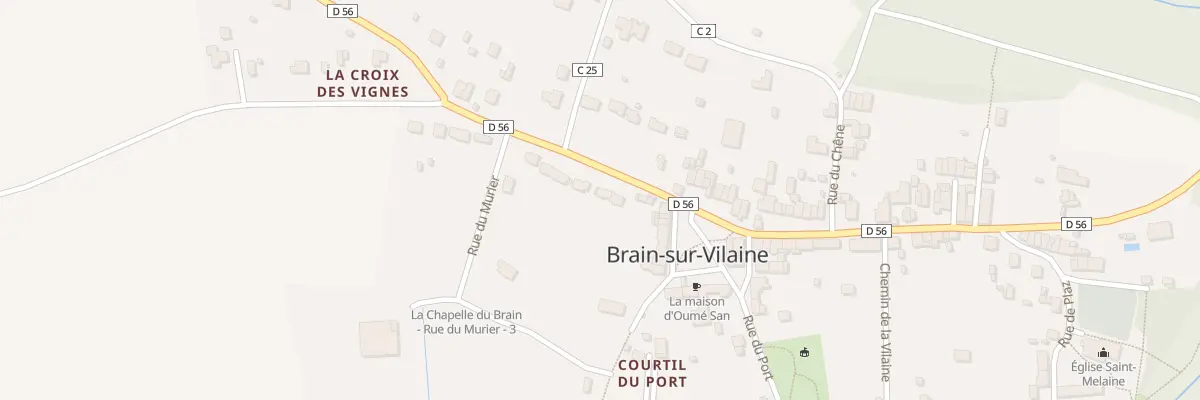 Plan du 3 Rue de la Croix des Vignes à La Chapelle-de-Brain