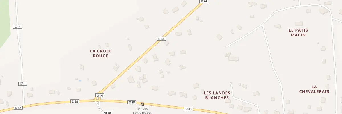 Plan du 5598 La Croix Rouge à Baulon