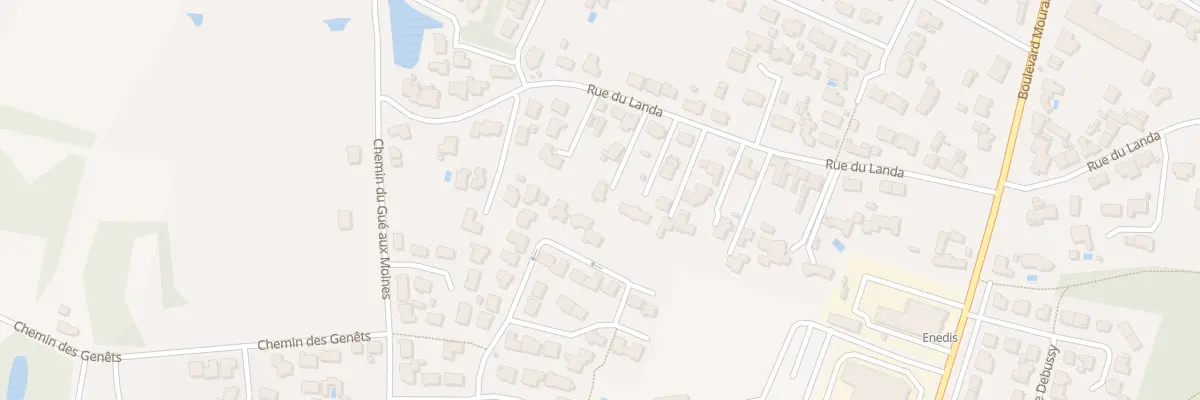 Plan du 75C Rue du landa à Challans