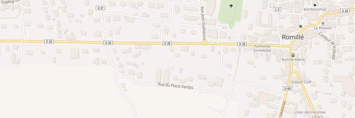 Plan du 17B Rue de Perronaye à Romillé