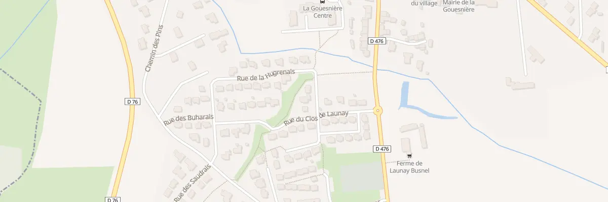 Plan du 3 Rue de la Hugrenais à La Gouesnière