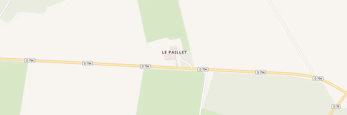 Plan du 3 Le Paillet à Pleugueneuc