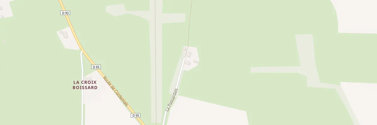 Plan du 5130 La Passardais à Bouée