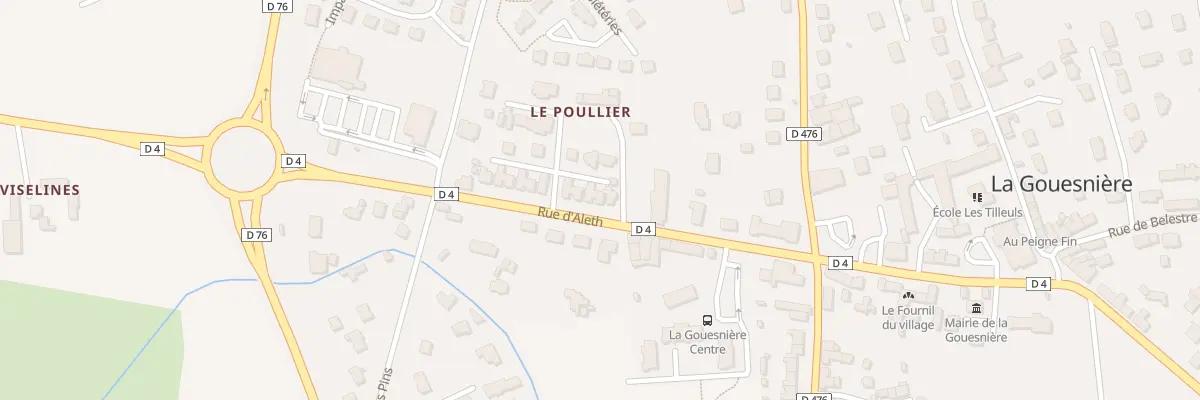 Plan du 3 Rue de la Barge Rousse à La Gouesnière