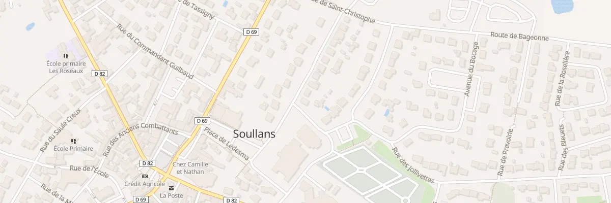 Plan du 1 Rue de l’égalité à Soullans