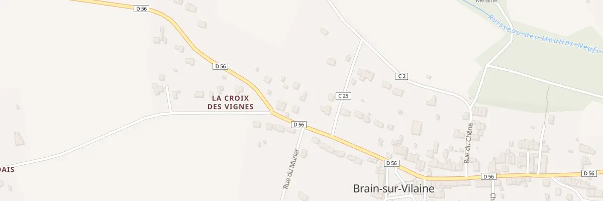 Plan du 12 Rue de la Croix des Vignes à La Chapelle-de-Brain