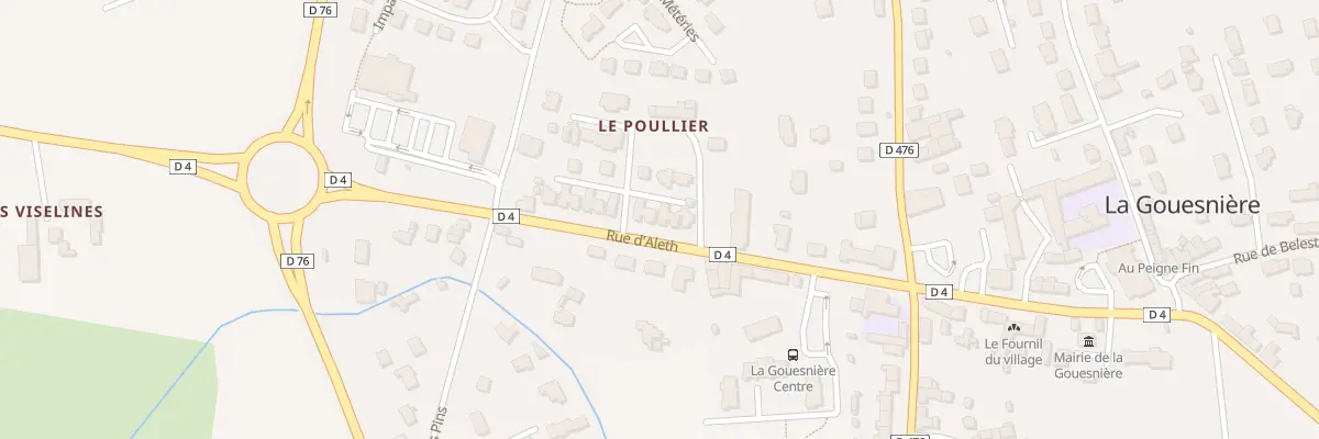 Plan du 5 Rue de la Barge Rousse à La Gouesnière