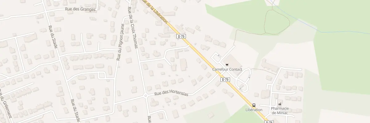 Plan du 24 Rue de la Libération à Miniac-Morvan