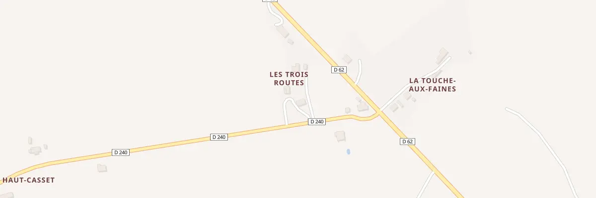 Plan du 6 Les Trois Routes à Talensac